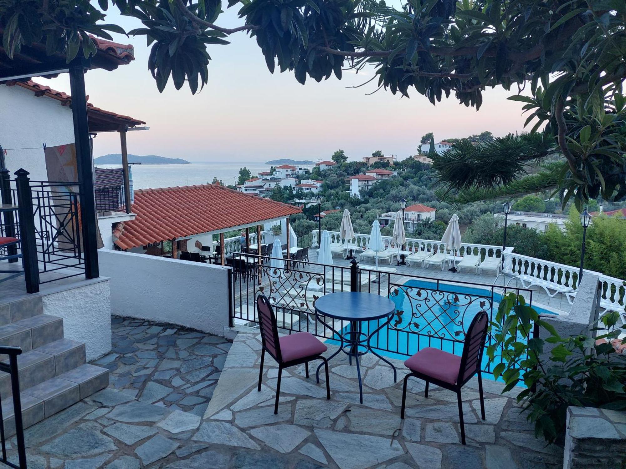 Fengeros Village Megali Ammos  Exterior foto